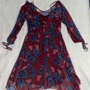 Bongo Floral See-Thru Dress